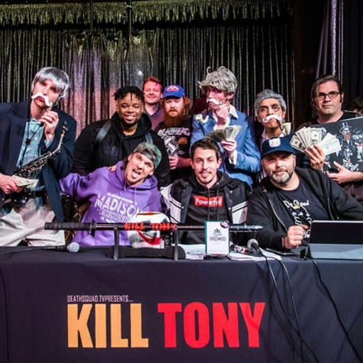 Killers of Kill Tony: Kam Patterson, David Lucas, Hans Kim, David Jolly & Jessie Johnson